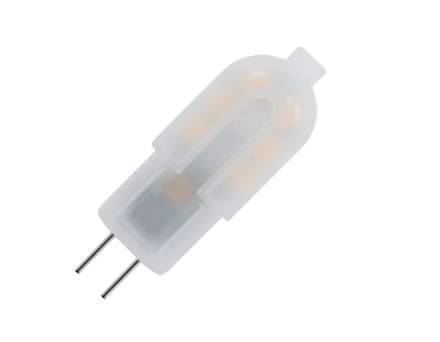 Lampadina LED attacco G4 kit 2 pezzi 1.5W 120 lumen resa 9W 12V AC/DC Lampadina LED attacco G4 kit 2 pezzi 1.5W 120 lumen resa 9W 12V AC/DC